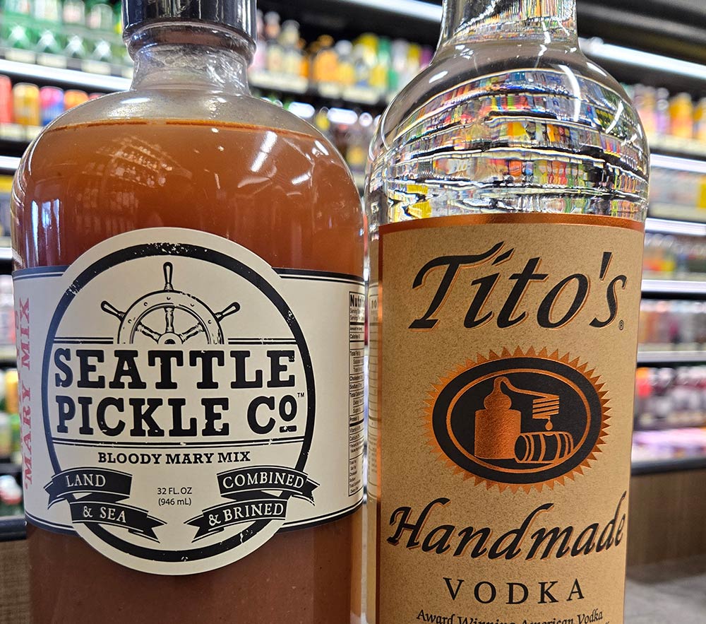 Seattle Pickle Co. Bloody Mary Mix & Tito's Handmade Vodka